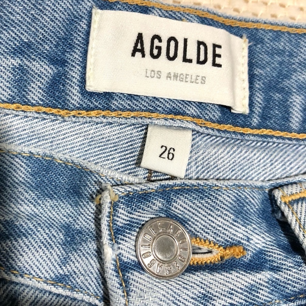 Agolde Parker Cut Off Shorts - Picture 8 of 10
